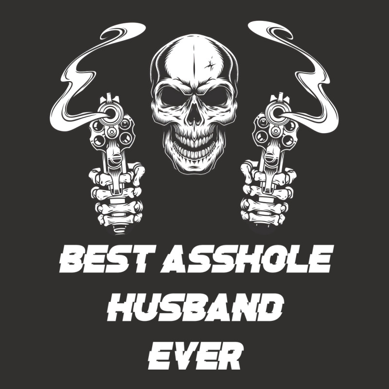 Best Asshole Husband Ever Funny Skull Husband Red Champion Hoodie by dyrmaadnilb | Artistshot