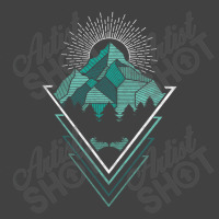 Minimal Mountains Geometry Outdoor Hiking Nature Vintage T-shirt | Artistshot