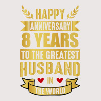 Happy Anniversary 8 Year Wedding Anniversary For H Pocket T-shirt | Artistshot