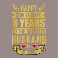 Happy Anniversary 8 Year Wedding Anniversary For H Vintage T-shirt | Artistshot