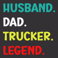 Husband Dad Trucker Legend Funny Trucker Vintage Hoodie And Short Set | Artistshot