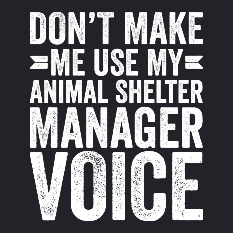 Dont Make Me Use My Animal Shelter Manager Voice R Unisex Sherpa-Lined Denim Jacket by curjosweidez | Artistshot