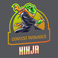 Content Manager Ninja Cool Ladies Fitted T-shirt | Artistshot