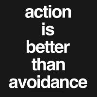 Action Is Better Than Avoidance Hipster Flannel Shirt | Artistshot