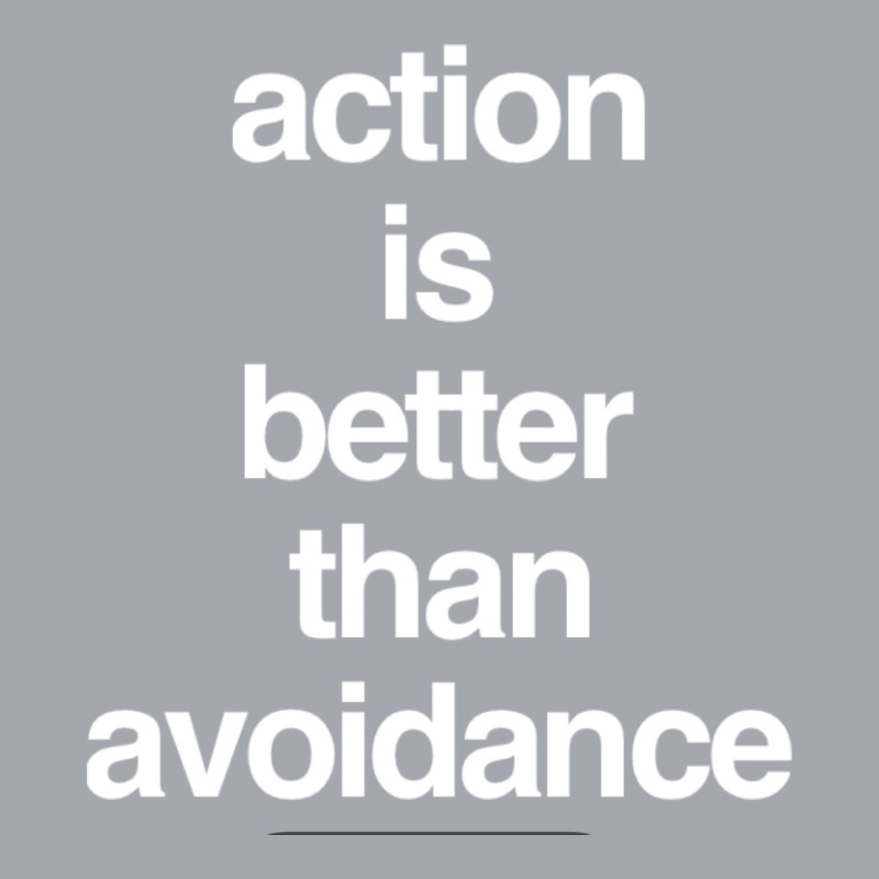 Action Is Better Than Avoidance Hipster Long Sleeve Shirts | Artistshot