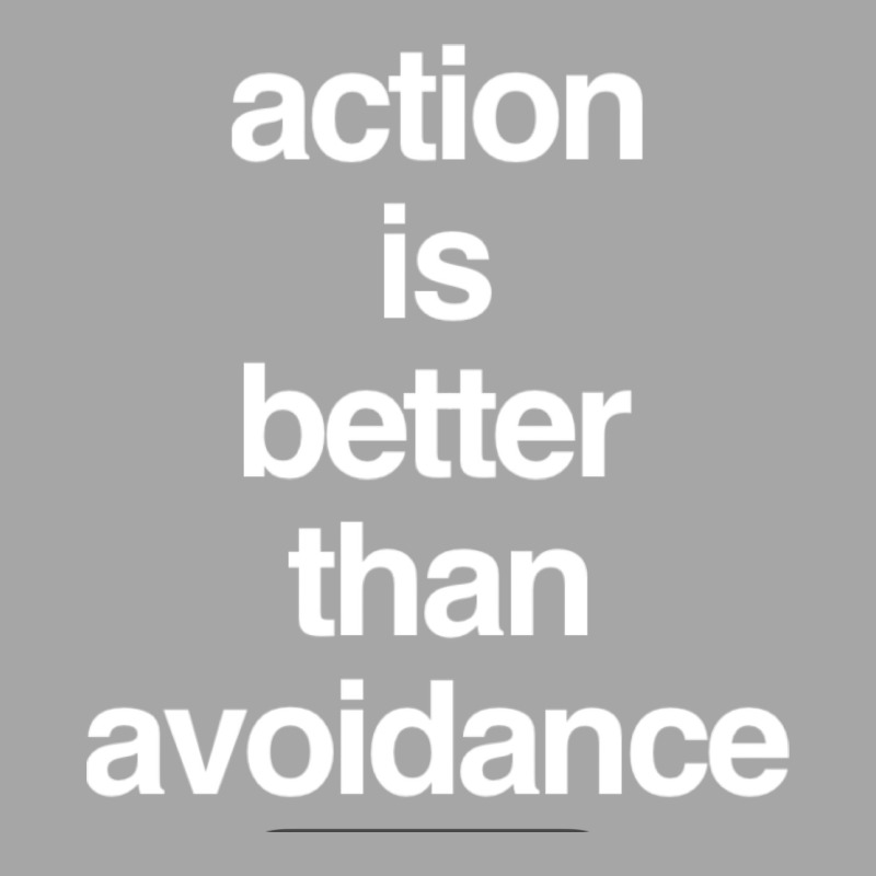 Action Is Better Than Avoidance Hipster Men's Polo Shirt | Artistshot