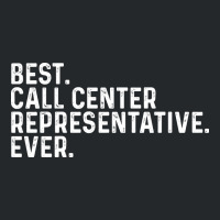 Best Call Center Representative Ever Red Crewneck Sweatshirt | Artistshot