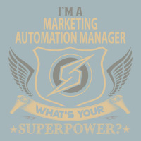 Marketing Automation Manager T  Superpower Gift It Unisex Sherpa-lined Denim Jacket | Artistshot