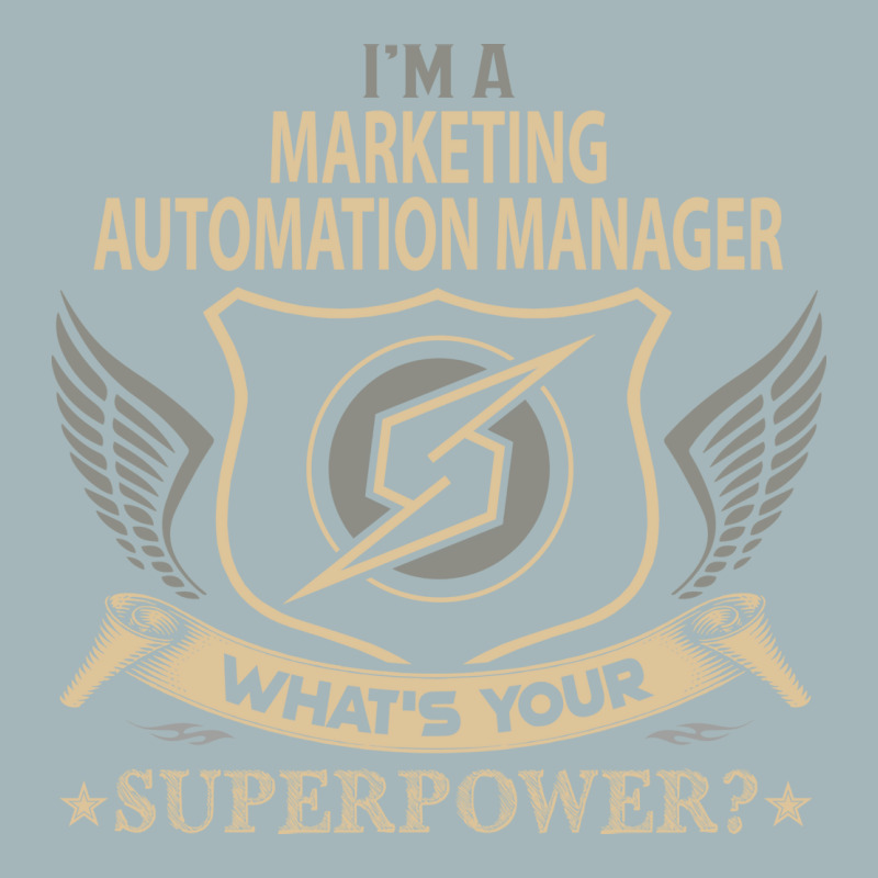 Marketing Automation Manager T  Superpower Gift It Unisex Sherpa-Lined Denim Jacket by akgolfkkp | Artistshot