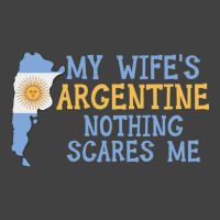 Nothing Scares Me Husband Wife Argentina Married A Vintage T-shirt | Artistshot