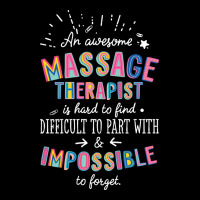 An Awesome Massage Therapist Gift Idea Impossible V-neck Tee | Artistshot