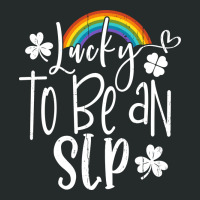 Lucky To Be An Slp St Patricks Day Speech Language Women's Triblend Scoop T-shirt | Artistshot