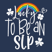 Lucky To Be An Slp St Patricks Day Speech Language Ladies Denim Jacket | Artistshot