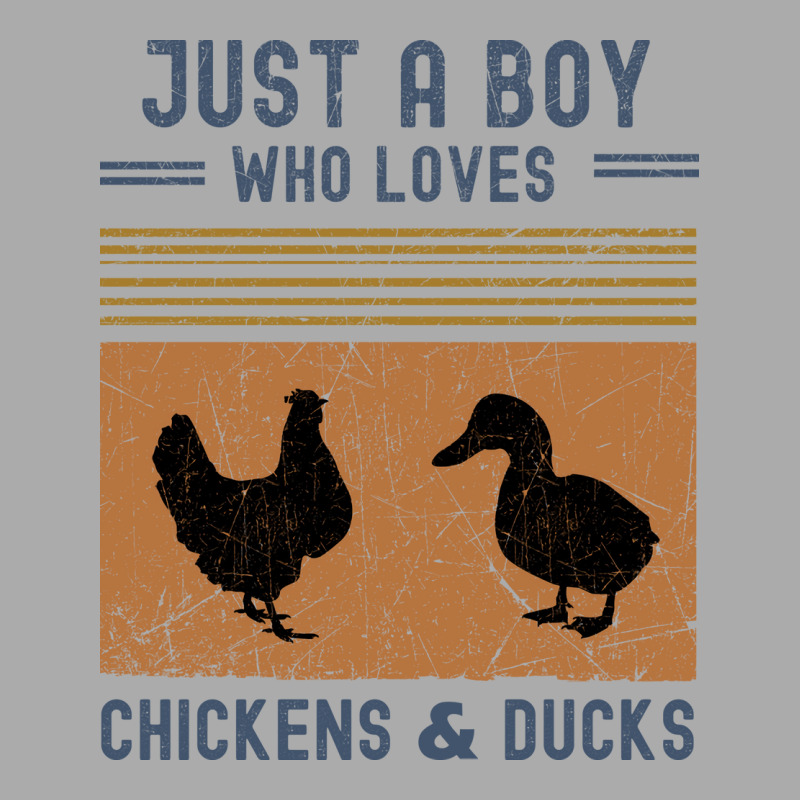 Just A Boy Who Loves Chickens And Ducks Retro Vint T-shirt | Artistshot