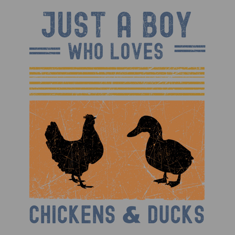 Just A Boy Who Loves Chickens And Ducks Retro Vint Graphic T-shirt | Artistshot