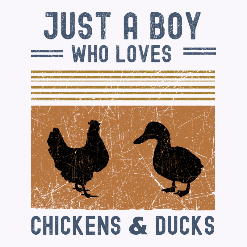 Just A Boy Who Loves Chickens And Ducks Retro Vint Tank Top | Artistshot