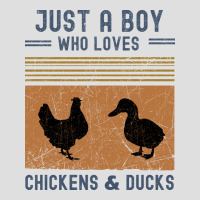 Just A Boy Who Loves Chickens And Ducks Retro Vint V-neck Tee | Artistshot