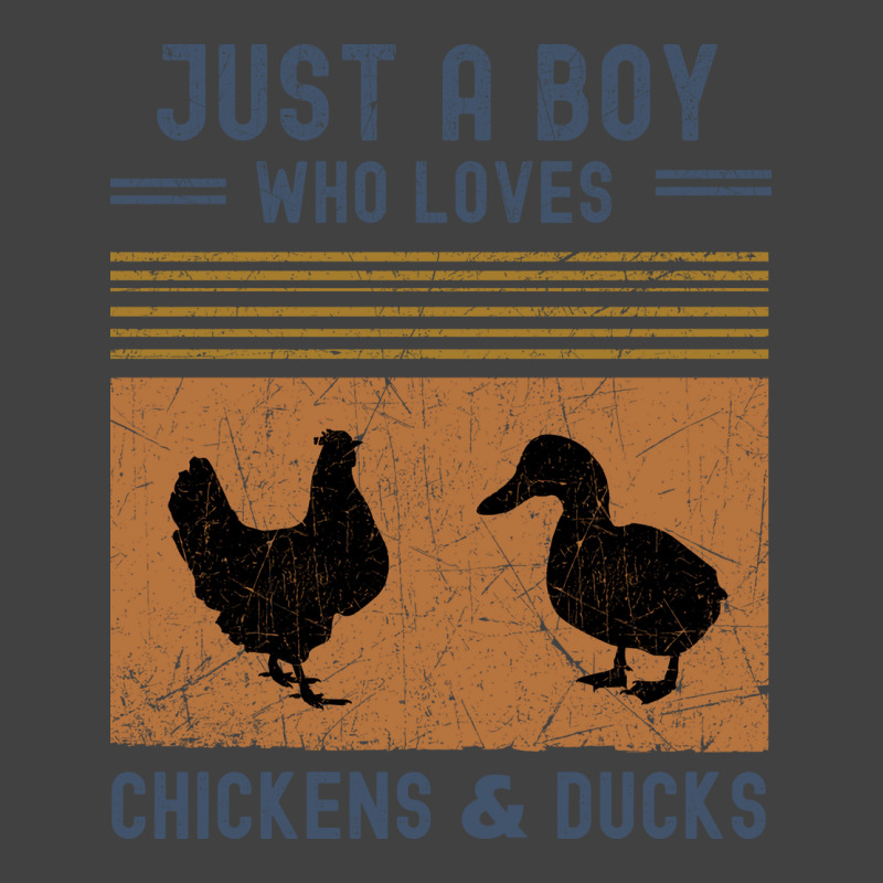 Just A Boy Who Loves Chickens And Ducks Retro Vint Vintage T-shirt | Artistshot