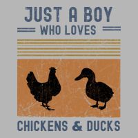 Just A Boy Who Loves Chickens And Ducks Retro Vint Hoodie & Jogger Set | Artistshot