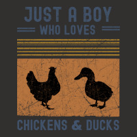 Just A Boy Who Loves Chickens And Ducks Retro Vint Champion Hoodie | Artistshot