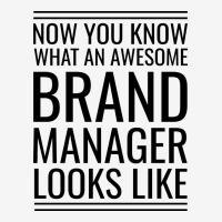 Now You Know What An Awesome Brand Manager Looks L Adjustable Cap | Artistshot