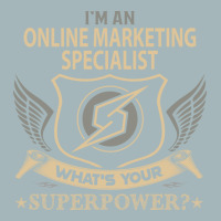 Online Marketing Specialist T  Superpower Gift Ite Unisex Sherpa-lined Denim Jacket | Artistshot