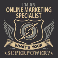 Online Marketing Specialist T  Superpower Gift Ite Vintage Hoodie | Artistshot