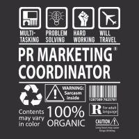 Pr Marketing Coordinator T  Multitasking Certified Vintage Hoodie And Short Set | Artistshot