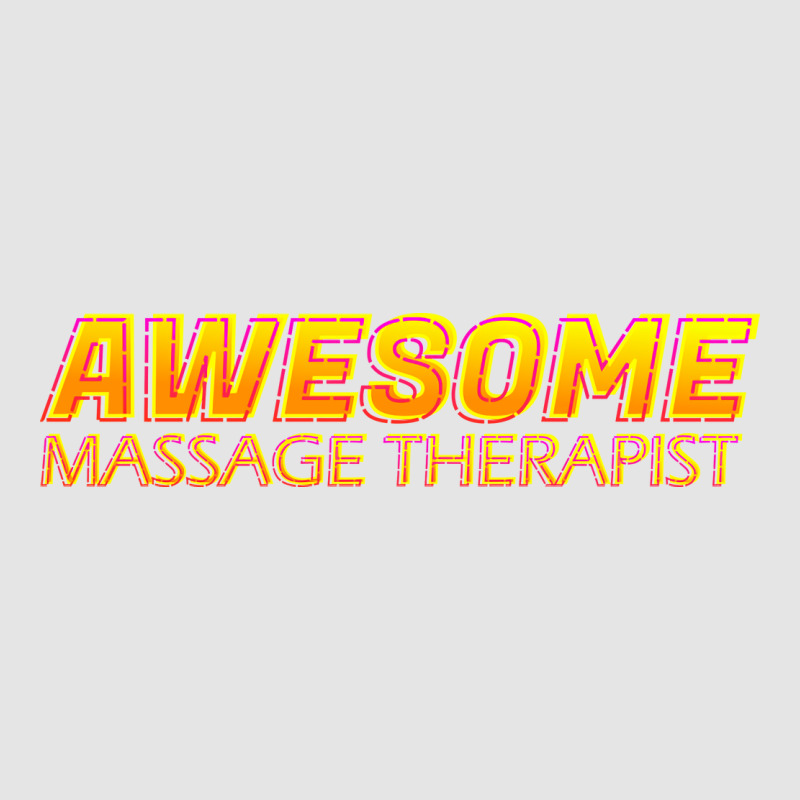 Awesome Massage Therapist Neon Text Sign Typograph Exclusive T-shirt by gawuanafulz | Artistshot