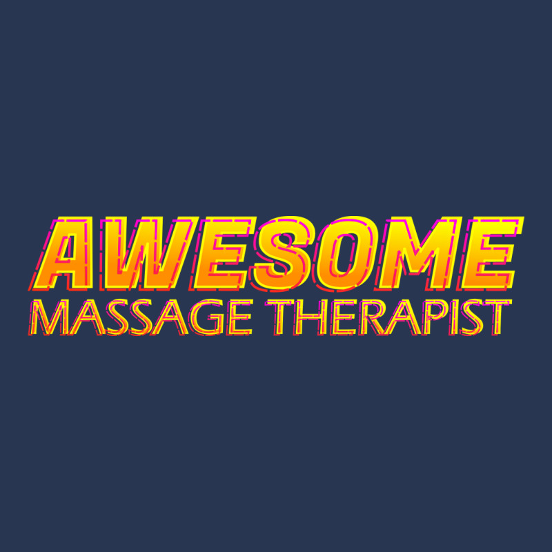 Awesome Massage Therapist Neon Text Sign Typograph Men Denim Jacket by gawuanafulz | Artistshot