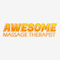 Awesome Massage Therapist Neon Text Sign Typograph Classic T-shirt | Artistshot