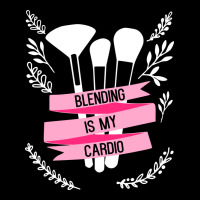 Blending Is My Cardio Funny Makeup Artist Slogan Women's V-neck T-shirt | Artistshot