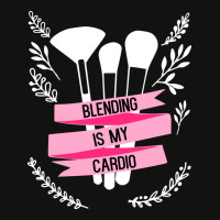 Blending Is My Cardio Funny Makeup Artist Slogan Scorecard Crop Tee | Artistshot