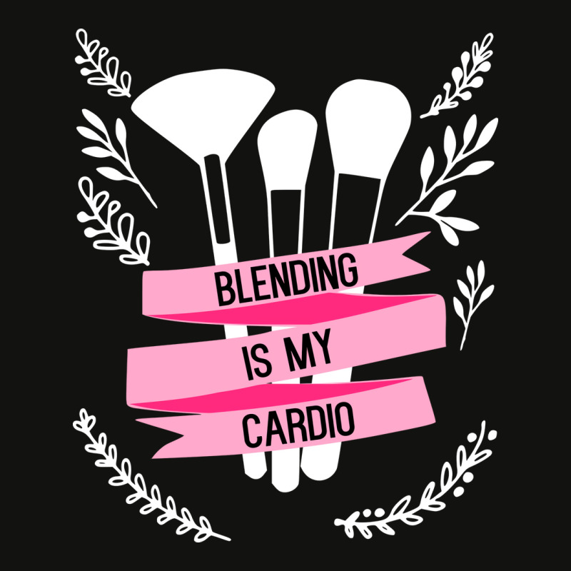 Blending Is My Cardio Funny Makeup Artist Slogan Scorecard Crop Tee | Artistshot