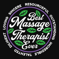 Best Massage Therapist Physical Therapy Blue Crop Top | Artistshot