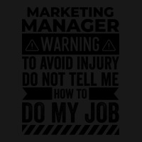 Marketing Manager Warning Vintage Flannel Shirt | Artistshot