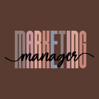 Marketing Manager Tall Font Contrast On White Desi Adjustable Cap | Artistshot