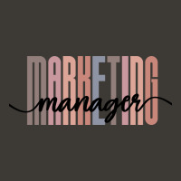 Marketing Manager Tall Font Contrast On White Desi Bucket Hat | Artistshot