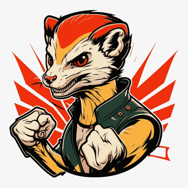 Weasel Master Angry Ladies Fitted T-Shirt by Stephens19 | Artistshot