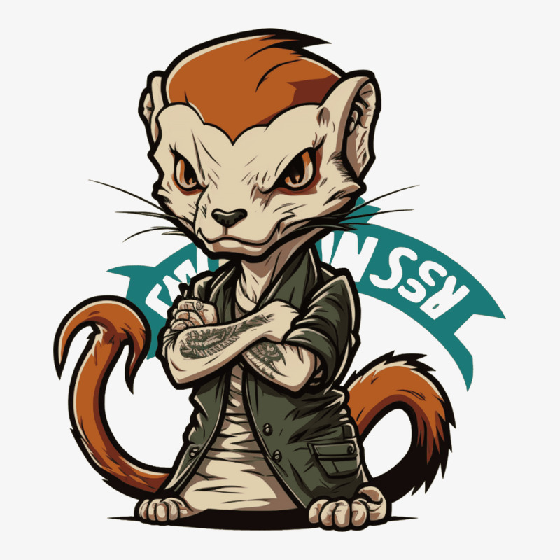 Weasel Master Angry Ladies Fitted T-Shirt by Stephens19 | Artistshot