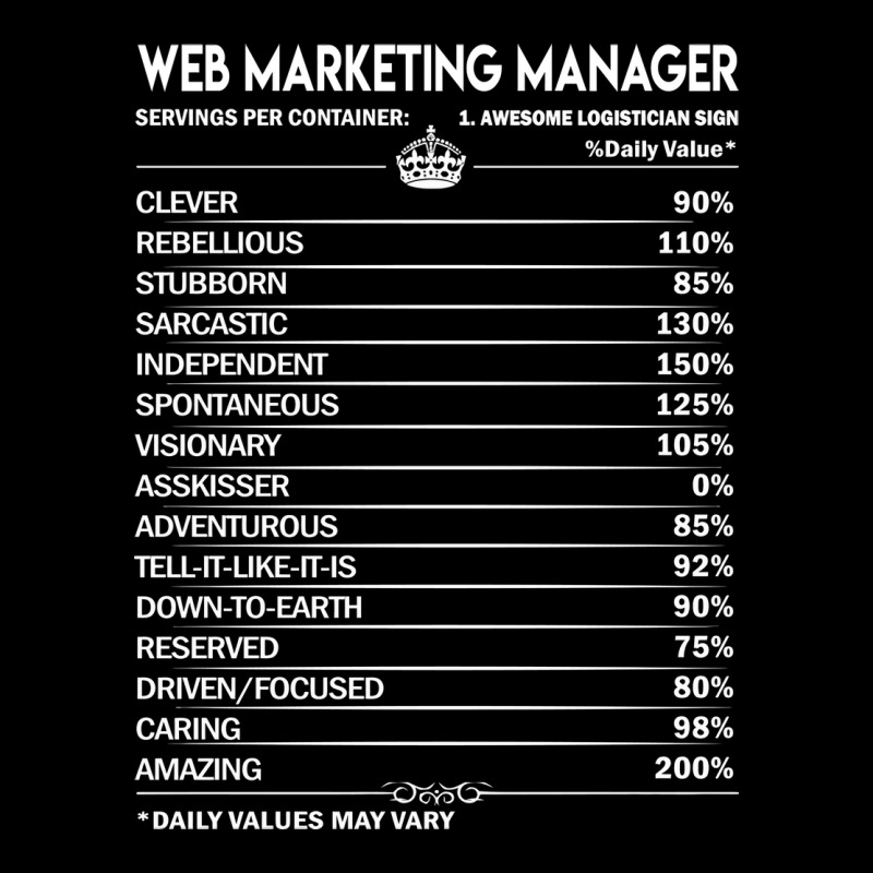 Web Marketing Manager T  Web Marketing Manager Fac Kids Cap by elyzagetteb | Artistshot