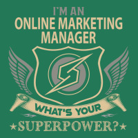 Online Marketing Manager T  Superpower Gift Item T Ladies Fitted T-shirt | Artistshot