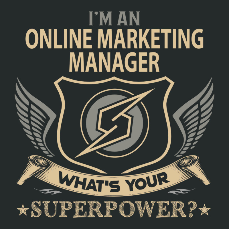 Online Marketing Manager T  Superpower Gift Item T Women's Triblend Scoop T-shirt by phuocvasilju | Artistshot