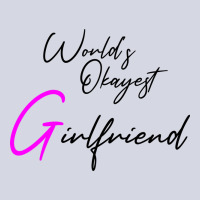 Worlds Okayest Girlfriend Girlfriend Holiday Girlf Fleece Short | Artistshot