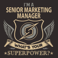 Senior Marketing Manager T  Superpower Gift Item T Racerback Tank | Artistshot