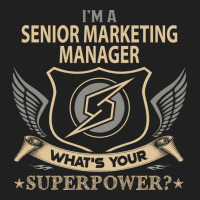 Senior Marketing Manager T  Superpower Gift Item T Ladies Polo Shirt | Artistshot