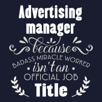 Advertising Manager Because Badass Miracle Worker Women's V-neck T-shirt | Artistshot