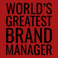 Worlds Greatest Brand Manager Yellow Adjustable Cap | Artistshot