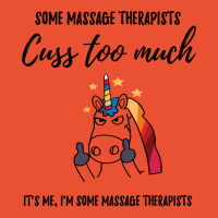 Cuss Too Much Massage Therapist Summer Ladies Fitted T-shirt | Artistshot