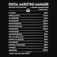 Digital Marketing Manager T  Digital Marketing Man Crop Top | Artistshot